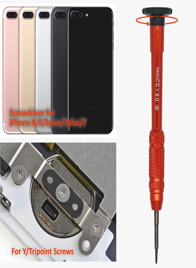 TECKMAN Diy Crafts 6064 Y000 Tripoint Screwdriver, Magnetic Screwdriver Bit Set for Smartphones/Tablets, Multicolor - Image 3